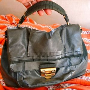 Nina ricci satchel hunter green